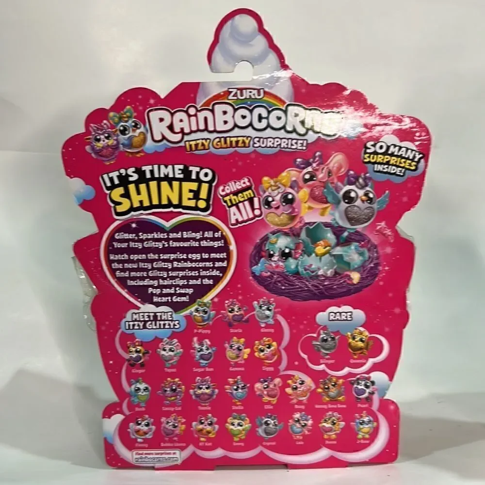 Ziti Rainbocorns Itzy Glitzy Surprise! pack of 4. NIB